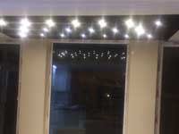 طراحی و نسب ال - ای - دی در سقف ناهار خوری LED